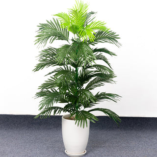 90cm Tropical Palm Tree Large Artificial Plants Fake Monstera Silk Palm Leafs Big Coconut Tree Without Pot For Home Garden Decor ALODIA STORE