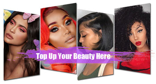 Long Kinky Straight Synthetic Wigs for Black Women Black Brown Blonde Ginger Red White Hair Afro Wigs Synthetic STW Hair Wigs ALODIA STORE