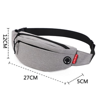 TINYAT Men Waist Bag Pack Purse Casual Large Phone Belt Bag Pouch Women's Canvas Travel Phone Bag Fanny Banana Bag Hip 4 Pockets ALODIA STORE