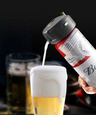Portable Electric Beer Dispensers 40000 Times/s Ultrasonic Vibration Special Purpose For Bottled &amp; Canned Beer Foam Machine ALODIA STORE