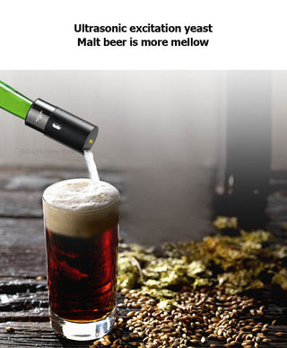 Portable Electric Beer Dispensers 40000 Times/s Ultrasonic Vibration Special Purpose For Bottled &amp; Canned Beer Foam Machine ALODIA STORE