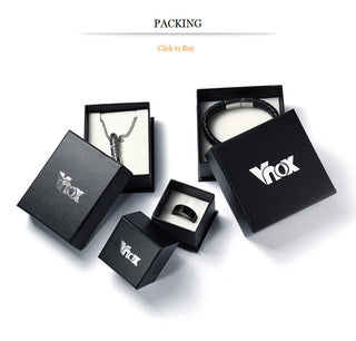 Vnox Men's Cuban Link Chain Necklace Stainless Steel Black Gold Color Male Choker colar Jewelry Gifts for Him ALODIA STORE