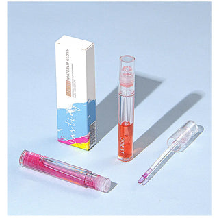 QIBEST Transparent Lip Gloss Plumping Lip Plumper Shimmer Glossy Moisturizing Lip Tint Nourise Mirror Lipgloss Base Natural ALODIA STORE