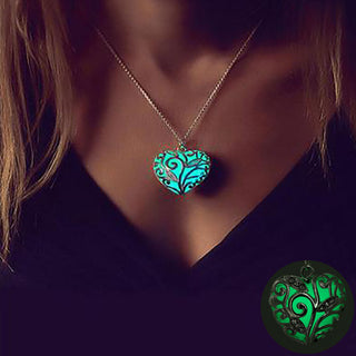 ZOVOLI Vintage Moon Luminous Glowing Moonstone Pendant Necklace Women Jewelry Long Chain Lotus Buddha Pendant Necklaces Gifts ALODIA STORE