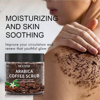250g Arabica Coffee Body Scrub Cream Dry Dead Skin Exfoliating Polish Paste Anti Cellulite Stretch Mark Deep Cleansing ALODIA STORE