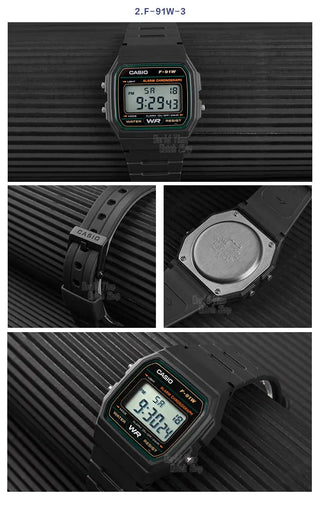 Casio watch  men top luxur set military LED relogio digital watch sport Waterproof quartz men watch Neutral watchs F91W series ALODIA STORE