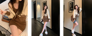 Vintage Mini Dress Lolita Women 2023 Autumn Lace Bow Velvet Evening Party Dress Female Y2k Casual Kawaii One Piece Dress Korean ALODIA STORE