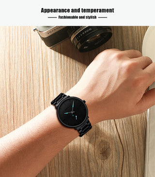 CRRJU Mens Watches Stainless Steel Men's Wrist Watch Casual Luxury Waterproof Sport Watch for Men Quartz Watch Relogio Masculino ALODIA STORE