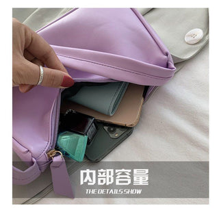 Fashion Design Women Small  Handbags Soft PU Leather Ladies Armpit Shoulder Bags Vintage Simple Girls Clutch Purse Tote ALODIA STORE