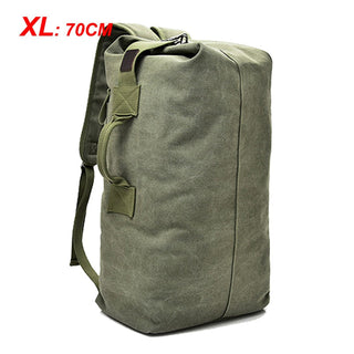 Large Man Travel Bag Mountaineering Backpack Male Luggage Canvas Bucket Shoulder Army Bags For Boys Men Backpacks mochilas XA88C ALODIA STORE