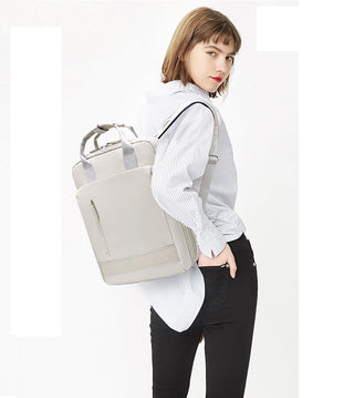 Waterproof Stylish Laptop Backpack Women 13.3 14 15.6 inch Korean Fashion Oxford Canvas USB College Backpack Bag Female Mochila ALODIA STORE