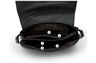 DAEYOTEN Skull Rivets Shoulder Bag Female Black ALODIA STORE