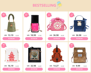Luxury Colored Diamond Half Moon Women Purses and Handbags Evening Bag Serpentine Designer Party Clutch Bag Chic Wedding Bag ALODIA STORE