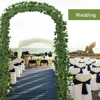 2.4M Silk Artificial Ivy Rattan Leaf Garland Plant Vine Home Wedding Bathroom Decoration Garden Festival Party Decor fake flower ALODIA STORE