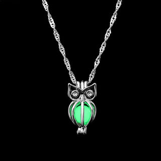 ZOVOLI Vintage Moon Luminous Glowing Moonstone Pendant Necklace Women Jewelry Long Chain Lotus Buddha Pendant Necklaces Gifts ALODIA STORE