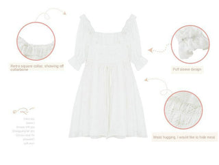Fairy Dress Lace Chiffon Japan Style Kawaii Elegant Vintage Dress ALODIA STORE