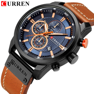 CURREN Fashion Date Quartz Men Watches Top Brand Luxury Male Clock Chronograph Sport Mens Wrist Watch Hodinky Relogio Masculino ALODIA STORE
