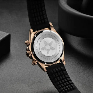 PAGANI DESIGN Top Brand New Rubber Strap Chronograph Watch Men Quartz Wristwatch Luxury Sapphire Glass Sports Watch Men Relogio ALODIA STORE