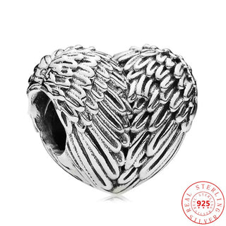 100% 925 Sterling Silver Boy Girls Feather Cat Dog Family Tree Beads Fit Original Pandora Charms Bracelet Women DIY Fine Jewelry ALODIA STORE