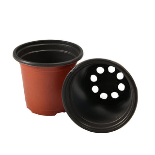 20pcs/50pcs Plastic Grow Box Fall Resistant Tray For Home Garden Plant Pot Nursery Transplant Flower Pots ALODIA STORE