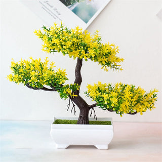 Artificial Plastic Plants Bonsai Small Tree Pot ALODIA STORE