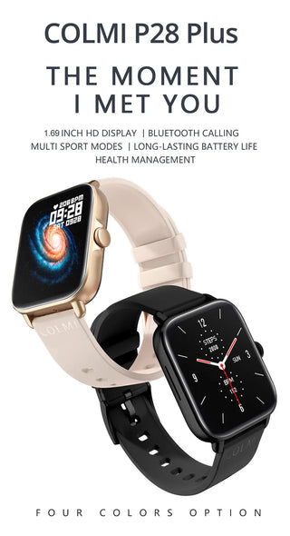 COLMI P28 Plus Bluetooth Answer Call Smart Watch Men IP67 waterproof Women Dial Call Smartwatch GTS3 GTS 3 for Android iOS Phone ALODIA STORE