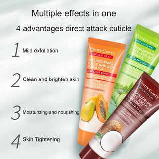 100ml Papaya Exfoliating Cream Scrub Peeling Gel Face Cream Face Body Skin Whitening Care Body Moisturizing Hand ALODIA STORE
