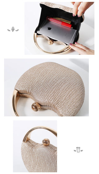 Women's Wedding Clutch Evening Bag Small Female Handbag Luxury Wedding Bridal Purse Chain Party Shoulder Bag ZD1558 ALODIA STORE