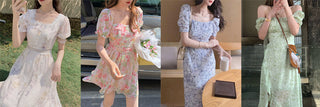 2023 Spring Lace Sweet Elegant Dress Women Dress Korean ALODIA STORE
