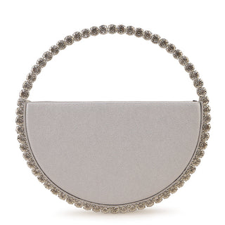Luxury Colored Diamond Half Moon Women Purses and Handbags Evening Bag Serpentine Designer Party Clutch Bag Chic Wedding Bag ALODIA STORE