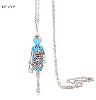 Cute Women Necklace Statement Lady Charm Long Trendy Necklace New Fashion Female Big Pendant Lovely Jewelry Gift Wholesale ALODIA STORE