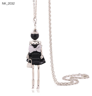 Cute Women Necklace Statement Lady Charm Long Trendy Necklace New Fashion Female Big Pendant Lovely Jewelry Gift Wholesale ALODIA STORE