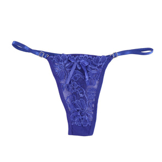 Women Thongs and G Strings Mini Thong Underwear Lace Panties Transparent Lingerie Briefs Women Sexy Adjustable Mujer ALODIA STORE