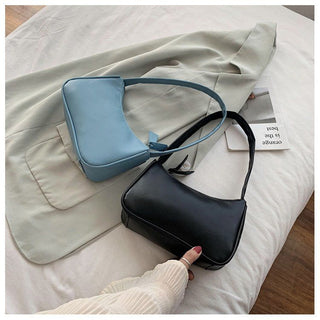 Fashion Design Women Small  Handbags Soft PU Leather Ladies Armpit Shoulder Bags Vintage Simple Girls Clutch Purse Tote ALODIA STORE