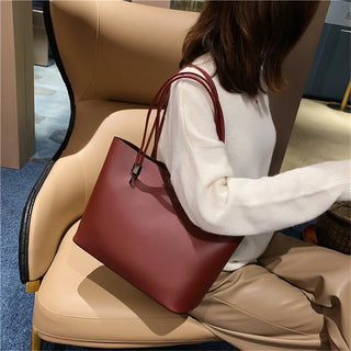 Solid Color Half Moon Bag PU Leather Shoulder Bags for Women 2021 Large Capacity Female Casual Tote High Quality Brand Handbags ALODIA STORE