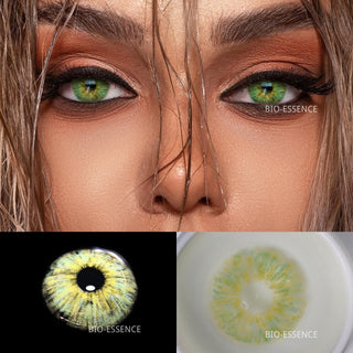 Bio-essence 1 Pair Colored Contact Lenses for Eyes Russian Girl Blue Lenses Monet Green Eye Lenses Big Eye Fashion Lenses Alodia Store
