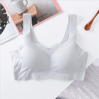 Ice Silk Bra Seamless Vest Bras Women Push Up Underwear Lingerie Sleep Top Padded Bralette Soutien Gorge нижнее белье женское ALODIA STORE