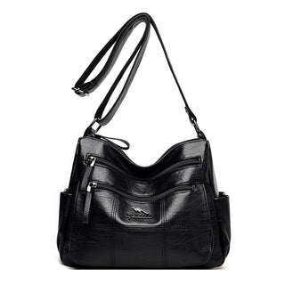 Vintage Women Shoulder Bag Branded Quality Leather Crossbody Bags ALODIA STORE