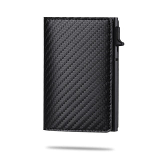 Top Carbon Fiber For Apple Airtag Wallet Men Business ID card ALODIA STORE