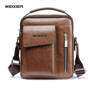 Men Bags Shoulder Bags Crossbody Bag Multi-function Men Handbags Capacity PU Leather Bag For Man Messenger Bags Tote Bag ALODIA STORE