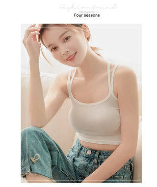 black crop top women summer sexy backless sleeveless spaghetti strap top women club party cami basic  top femme croptop tank top ALODIA STORE