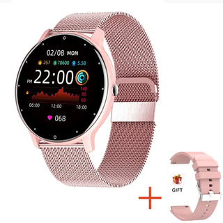 LIGE New Women Smart Watch Men Real-Time Activity Tracker Heart Rate Monitor Sports Ladies Smart Watch Men For Android IOS ALODIA STORE