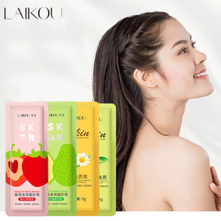 NEW Strawberry Peach Shea Butter Milk Exfoliating Peeling Gel Body Scrub Moisturizing Whitening Nourishing Scrub SkinCare Cream ALODIA STORE