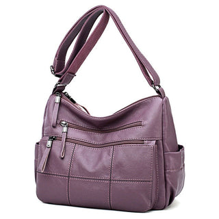 Vintage Women Shoulder Bag Branded Quality Leather Crossbody Bags ALODIA STORE