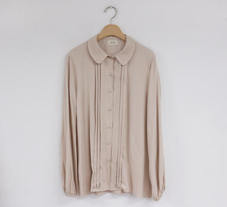 Plaid Button Shirt Dress ALODIA STORE