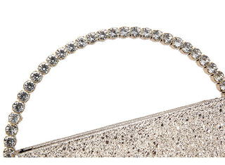 Luxury Colored Diamond Half Moon Women Purses and Handbags Evening Bag Serpentine Designer Party Clutch Bag Chic Wedding Bag ALODIA STORE