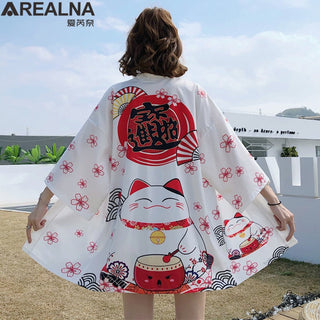 Haori Yukata Men Korean Samurai Japanese Kimono Traditional Clothing Vintage Crane Anime Kimono Beach Girls Cosplay Dress Shirts ALODIA STORE
