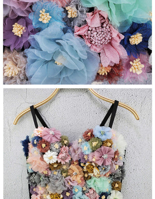 Ellolace 2020 Applique Floral Corselets Women's Bachelorette Bustier Bra Cropped Top Wedding Bralette Vest Sexy Corset Top ALODIA STORE