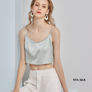 fashion bustier tops satin lingerie ladies camisole wrap Alodia Store