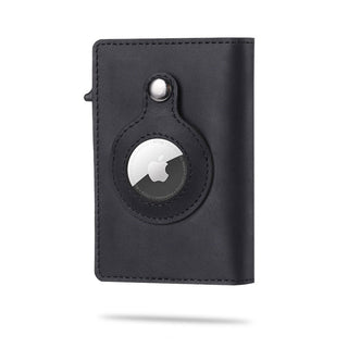 Top Carbon Fiber For Apple Airtag Wallet Men Business ID card ALODIA STORE